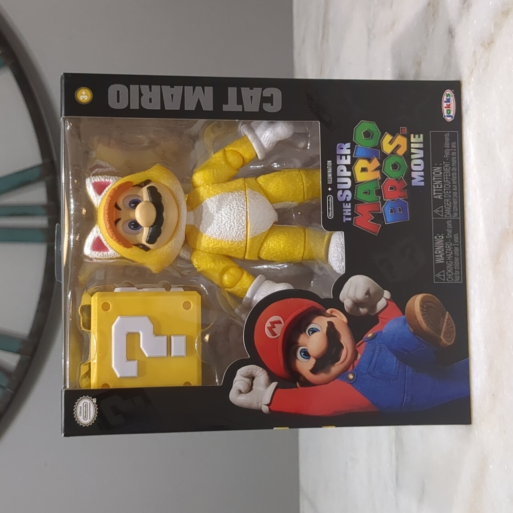 The Super Mario Bros. Movie Cat Mario Action Figure